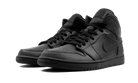 Air Jordan 1 Mid Triple Black, Black/Black/Black (554724-091)