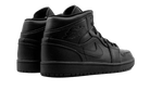 Air Jordan 1 Mid Triple Black, Black/Black/Black (554724-091)