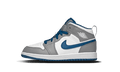 Air Jordan 1 Mid True Blue Cement (PS)