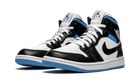 Air Jordan 1 Mid University Blue, White/Black-University Blue (BQ6472-102)