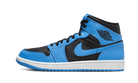 Air Jordan 1 Mid University Blue Black, University Blue/White/Black (DQ8426-401)