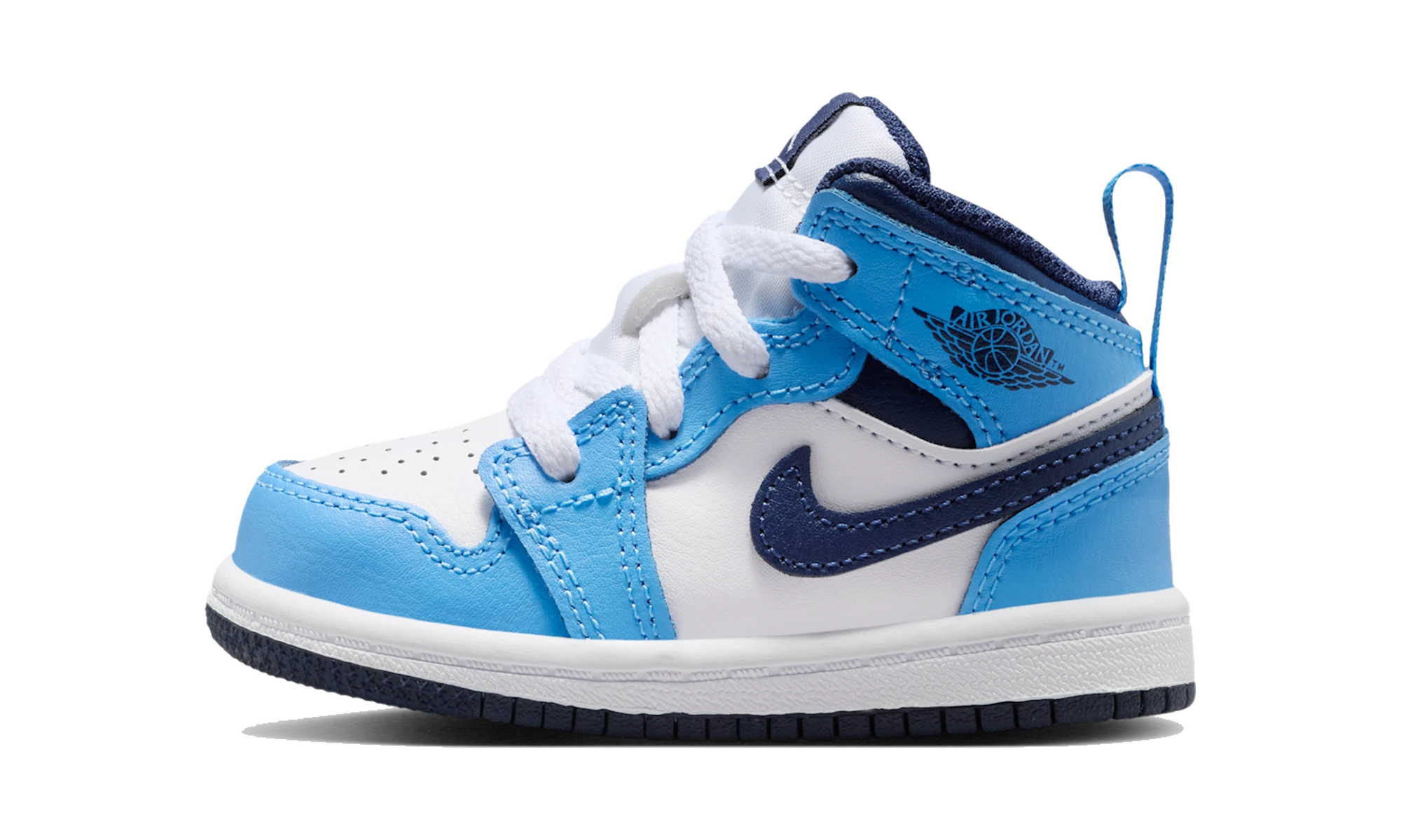 Air Jordan 1 Mid University Blue Midnight Navy (TD)