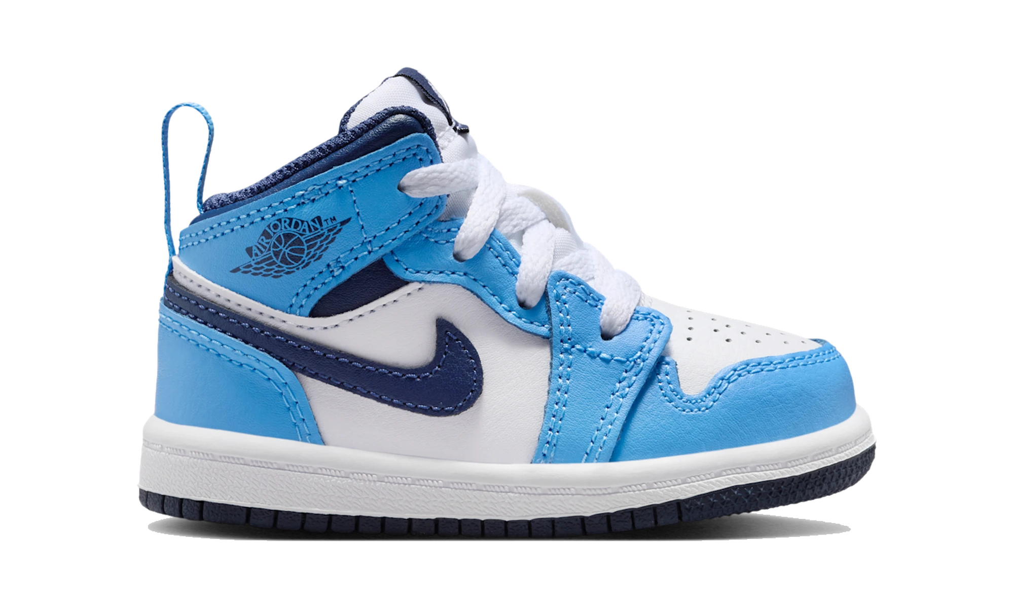 Air Jordan 1 Mid University Blue Midnight Navy (TD)