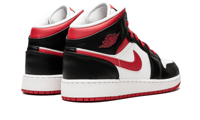 Air Jordan 1 Mid Very Berry, Black/White-Very Berry (554725-016)