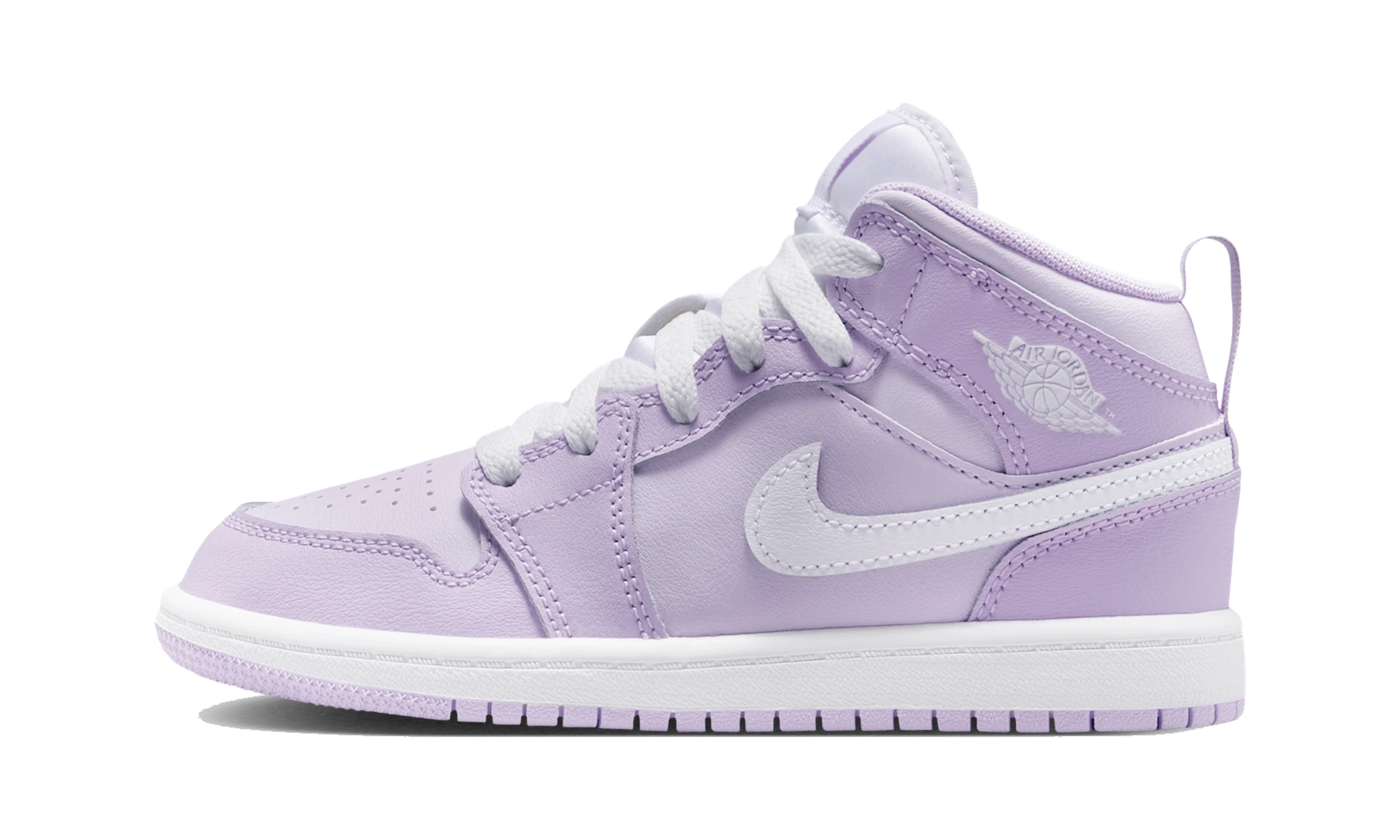 Air Jordan 1 Mid Violet Mist Barely Grape (PS)