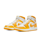 Air Jordan 1 Mid White University Gold, White/University Gold/White (BQ6472-117)