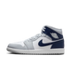 Air Jordan 1 Mid Wolf Grey Midnight Navy