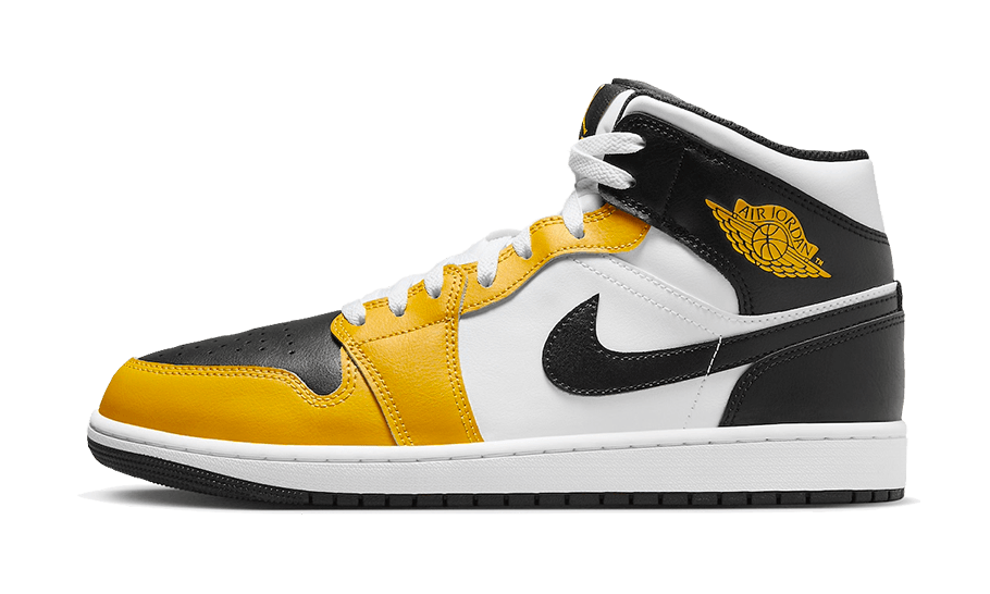 Air Jordan 1 Mid Yellow Ochre, Yellow Ochre/Black/White/Yellow Ochre (DQ8426-701)