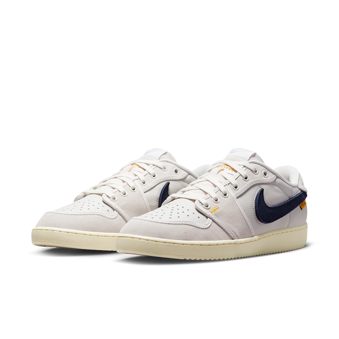 Air Jordan 1 Retro AJKO Low SP Union Sail Leather, Sail/Muslin-Neutral Grey (DZ4864-100)