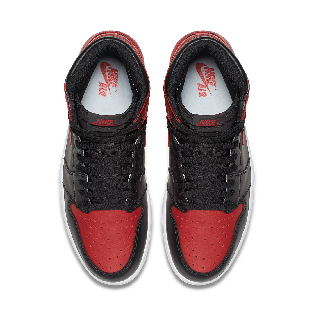 Air Jordan 1 Retro High Bred Banned (2016), Black/Varsity Red-White (555088-001)