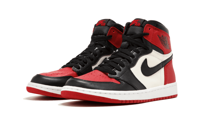 Air Jordan 1 Retro High Bred Toe, Gym Red/Black-Summit White (555088-610)