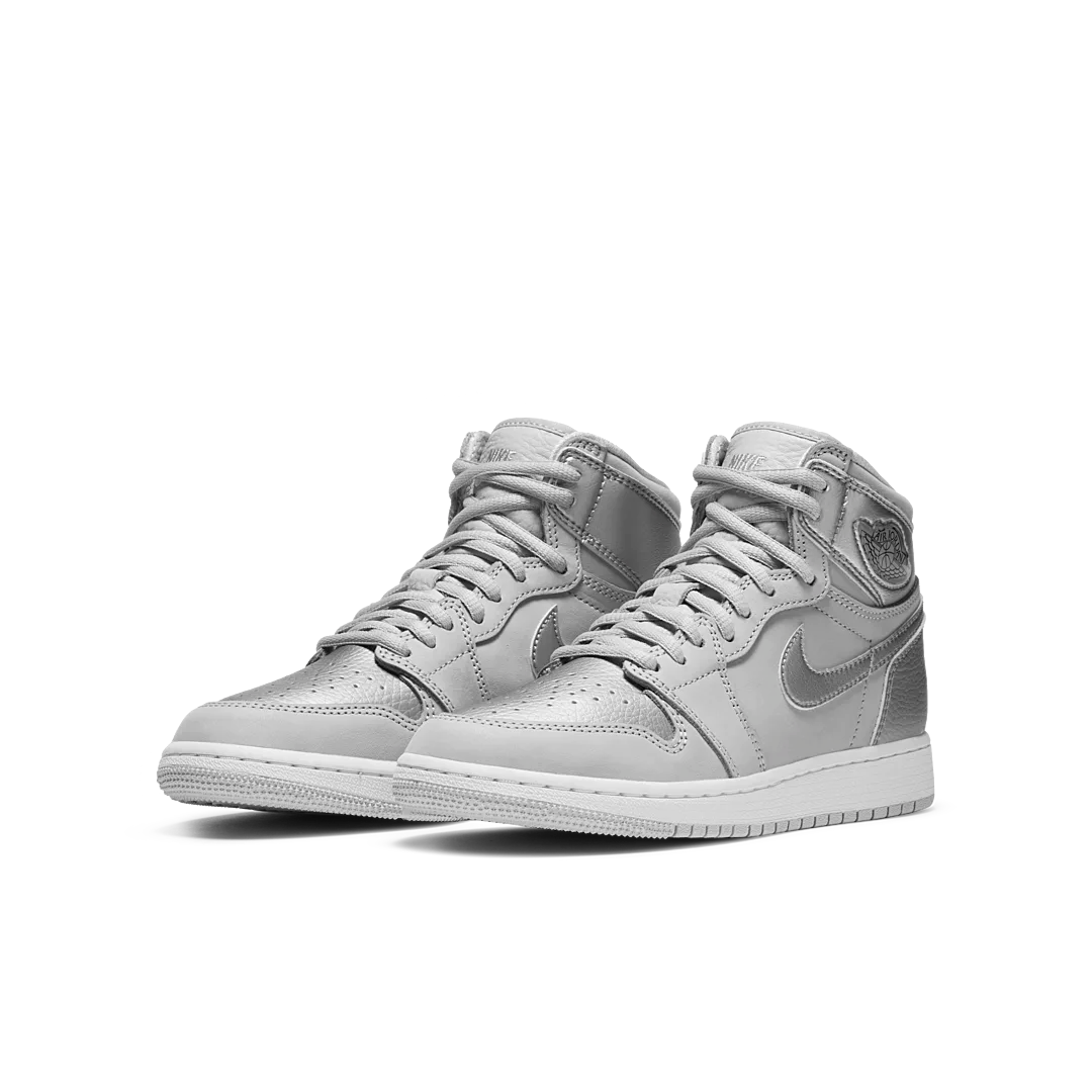 Air Jordan 1 Retro High CO Japan Neutral Grey, Neutral Grey/Metallic Silver-White (575441-029)