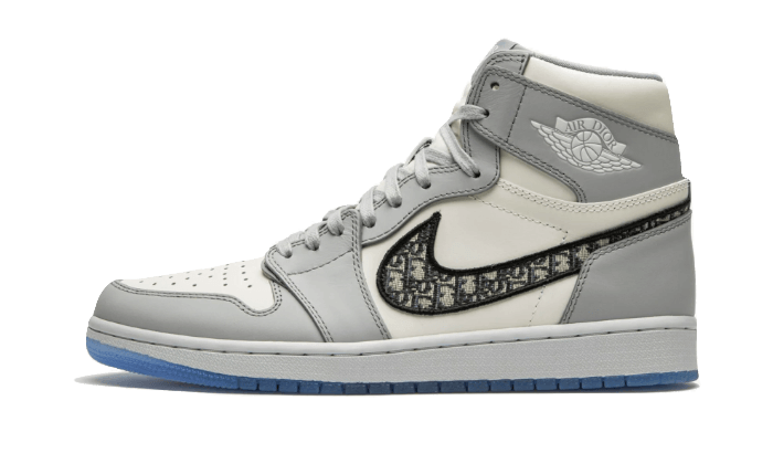 Air Jordan 1 Retro High Dior, Wolf Grey/Sail-Photon Dust-White (CN8607-002)