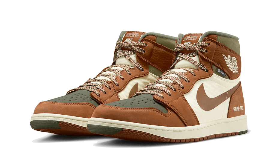 Air Jordan 1 Retro High Element Gore-Tex Legend Coffee, Legend Sand/Legend Coffee/Medium Olive (DB2889-102)