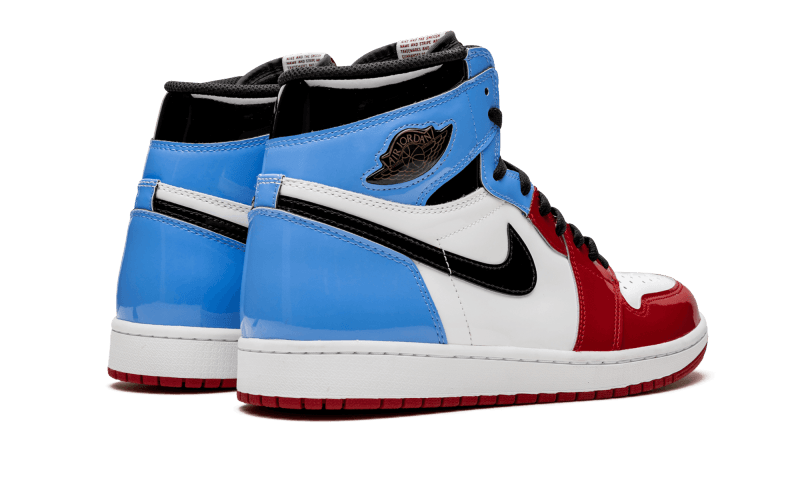 Air Jordan 1 Retro High Fearless UNC Chicago, White/University Blue-Varsity Red-Black (CK5666-100)