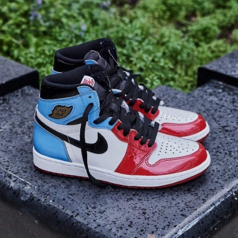 Air Jordan 1 Retro High Fearless UNC Chicago, White/University Blue-Varsity Red-Black (CK5666-100)