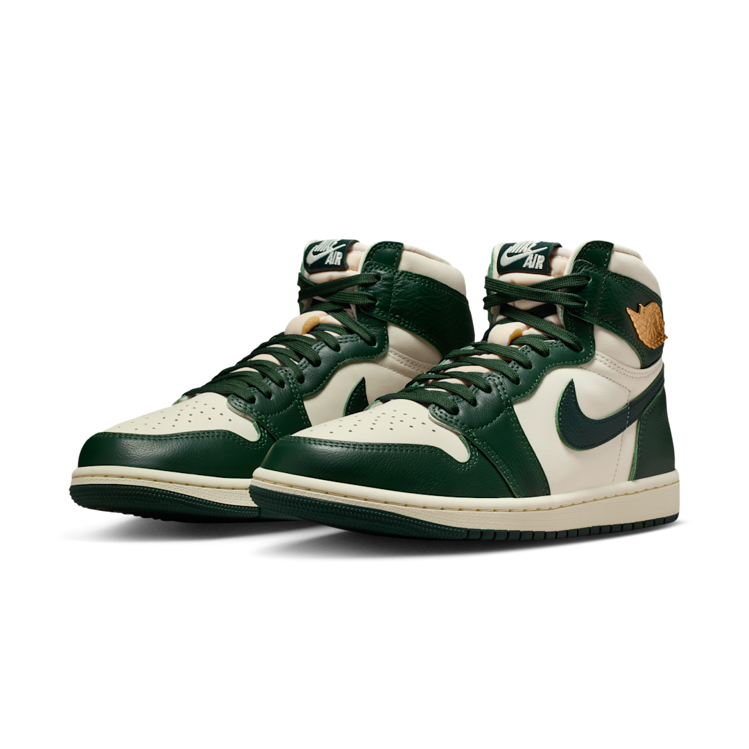 Air Jordan 1 Retro High Fir Pro Green, Pale Ivory/Pro Green/Fir/Coconut Milk (FD2596-101)