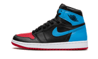 Air Jordan 1 Retro High NC to Chi, Black/Dark Powder Blue-Gym Red (CD0461-046)