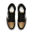 Air Jordan 1 Retro High NRG Patent Gold Toe, Black/Metallic Gold-Summit White (861428-007)