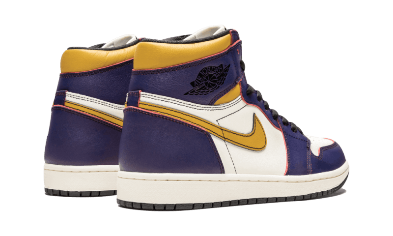 Air Jordan 1 Retro High OG Defiant SB LA to Chicago, Court Purple/Black-Sail-University Gold (CD6578-507)