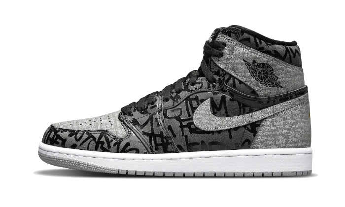 Air Jordan 1 Retro High OG Rebellionaire, Black/White-Particle Grey (555088-036)