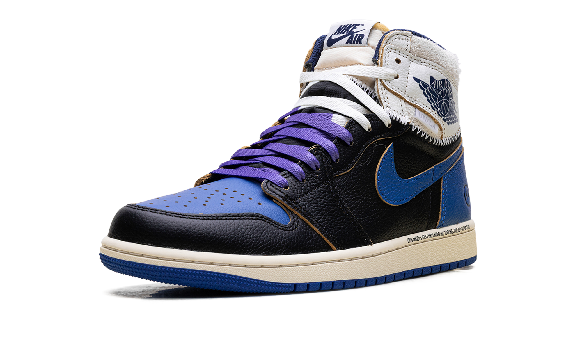 Air Jordan 1 Retro High OG SP Fragment x Union LA Sport Royal