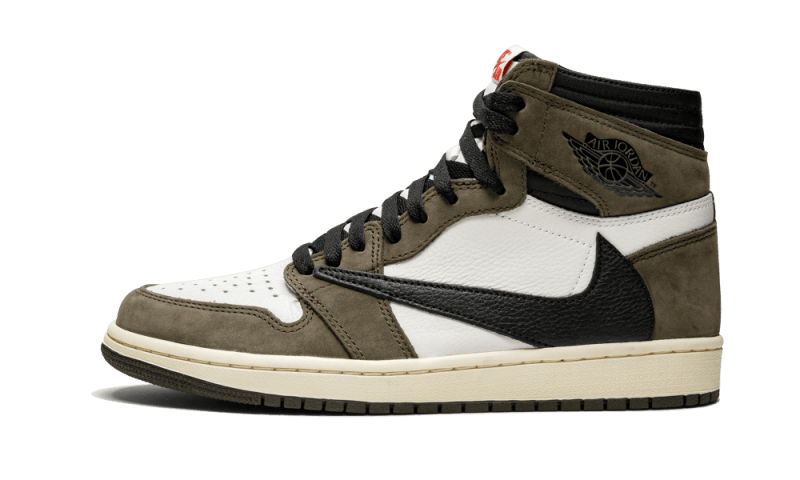 Air Jordan 1 Retro High OG SP Travis Scott Mocha, Sail/Black-Dark Mocha-University Red (CD4487-100)