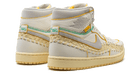 Air Jordan 1 Retro High OG SP Union LA Bephies Beauty Supply Summer of ‘96, Sail/Wolf Grey-Muslin-Pale Vanilla-Kinetic Green-University Gold (FD2565-100)