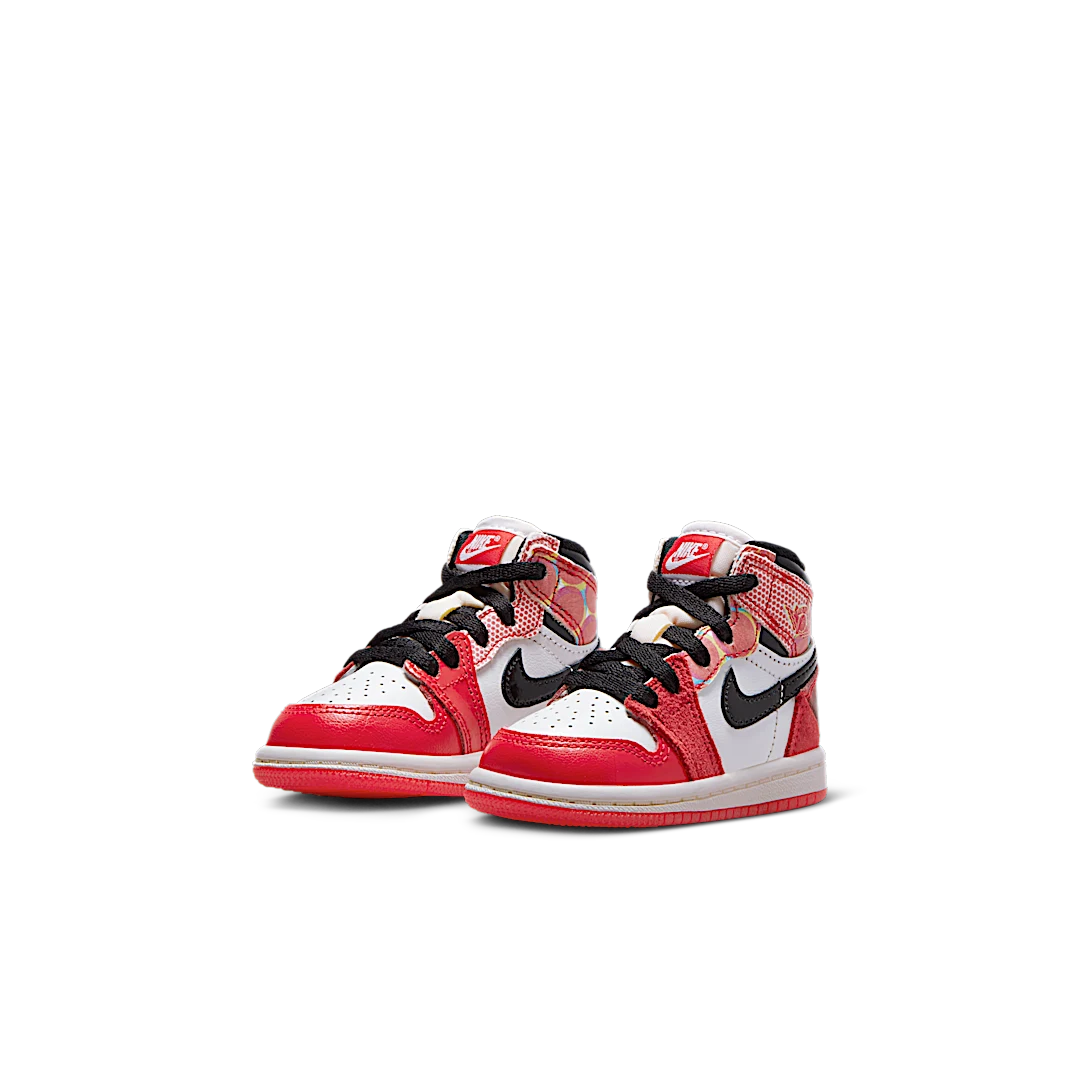 Air Jordan 1 Retro High OG Spider-Man Across the Spider-Verse (TD), University Red/Black/White (DV1750-601)