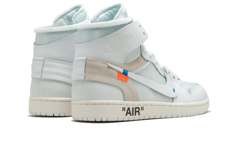 Air Jordan 1 Retro High Off-White Euro, White/White (AQ0818-100 / AQ8296-100)