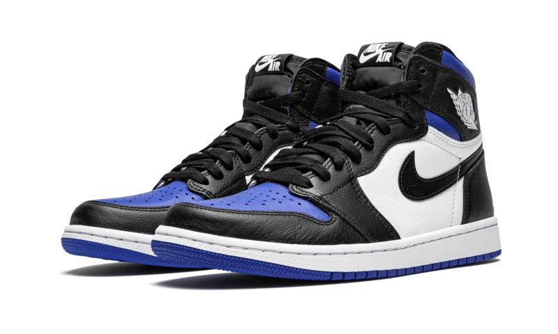 Air Jordan 1 Retro High Royal Toe, Black/White-Game Royal-Black (555088-041 / 575441-041)