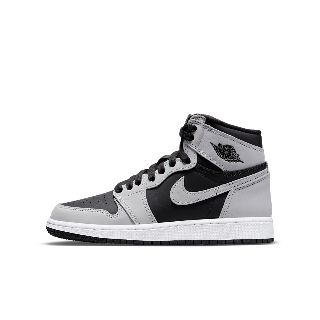 Air Jordan 1 Retro High Shadow 2.0, Black/White-Light Smoke Grey (575441-035)