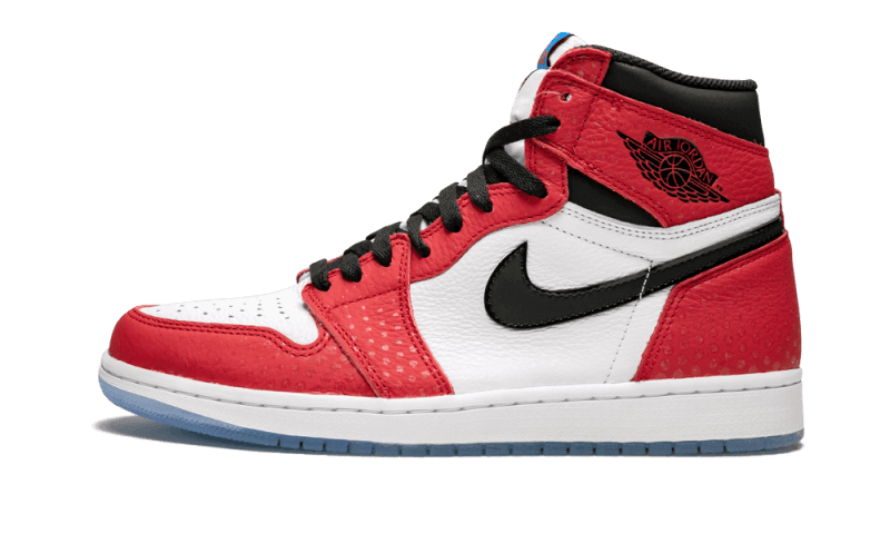 Air Jordan 1 Retro High Spider-Man Origin Story, Gym Red/Black-White-Photo Blue (555088-602)