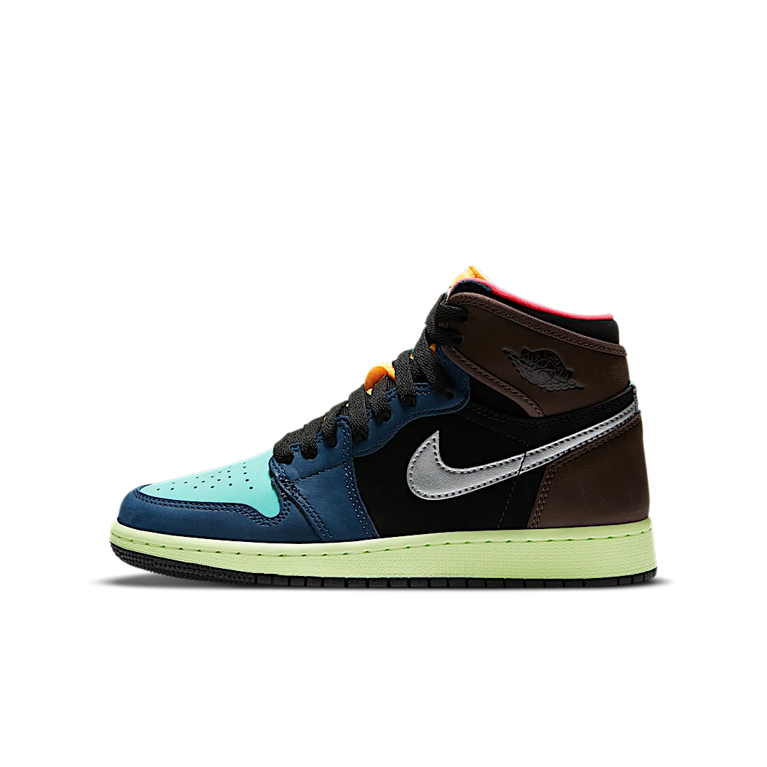 Air Jordan 1 Retro High Tokyo Bio Hack, Baroque Brown/Black-Laser Orange-Racer Pink (575441-201)