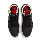 Air Jordan 1 Retro High Zoom Crater, Black/Wolf Grey-Flash Crimson (CW2414-001)