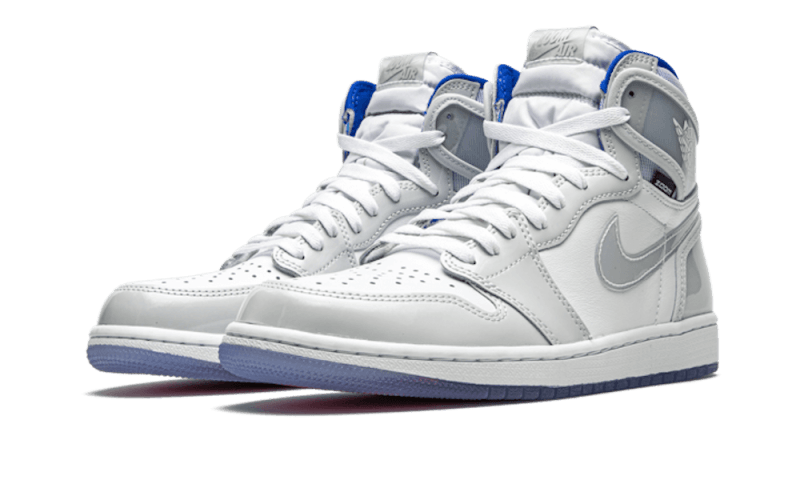 Air Jordan 1 Retro High Zoom White Racer Blue, White/Racer Blue-White (CK6637-104)