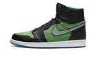 Air Jordan 1 Retro High Zoom Zen Green, Black/Black-Tomatillo-Rage-Green (CK6637-002)