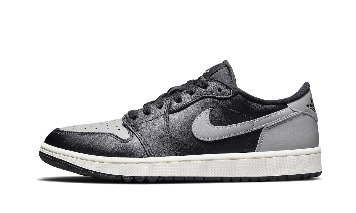 Air Jordan 1 Retro Low Golf Shadow, Black/Medium Grey-Sail (DD9315-001)