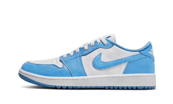 Air Jordan 1 Retro Low Golf UNC, White/University Blue (DD9315-100)