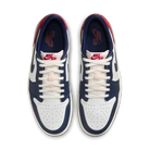 Air Jordan 1 Retro Low OG Howard University, White/Gym Red/Midnight Navy/Neutral Grey/Sail/Muslin (HQ2993-100)