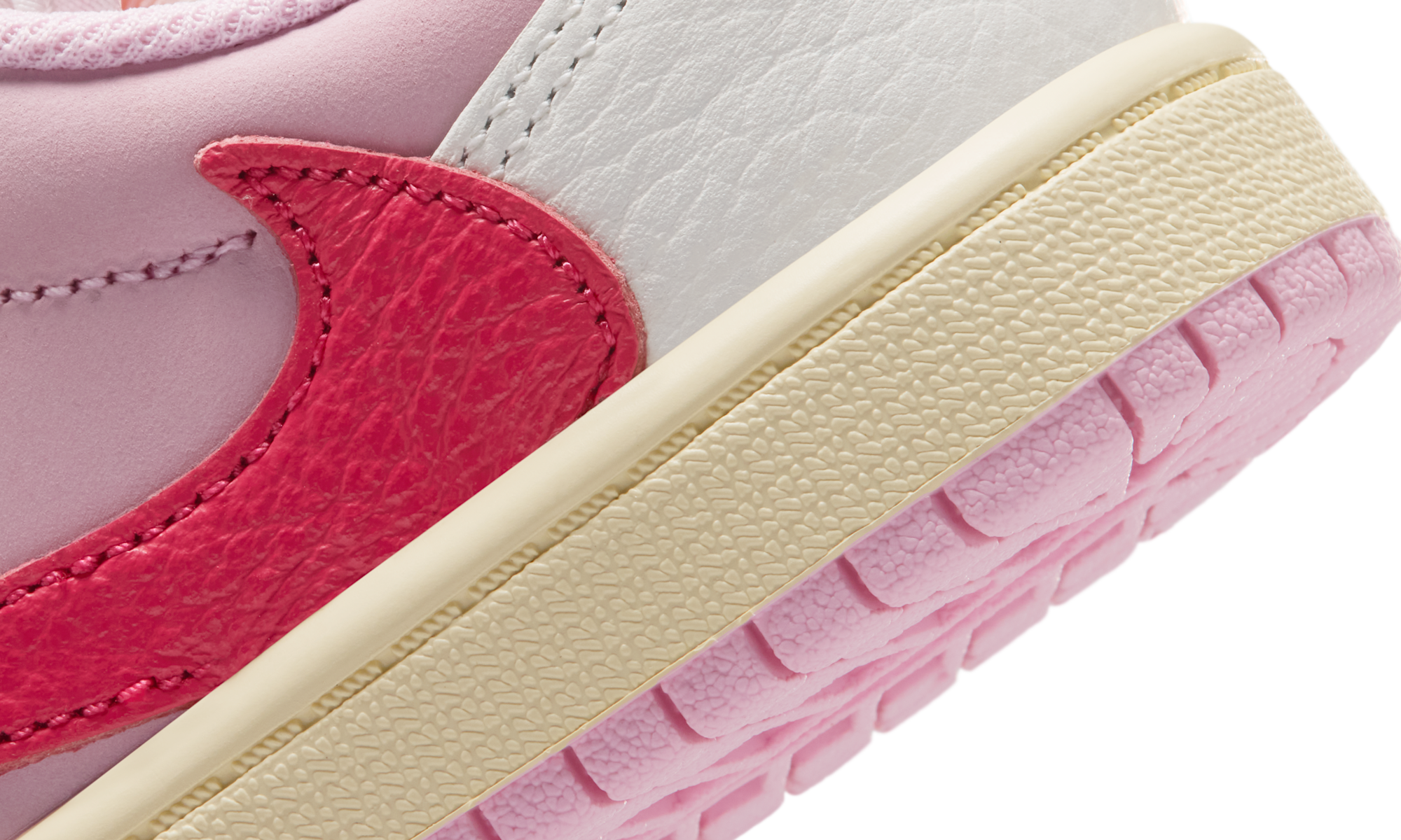 Air Jordan 1 Retro Low OG SP Travis Scott Sail Tropical Pink (PS)