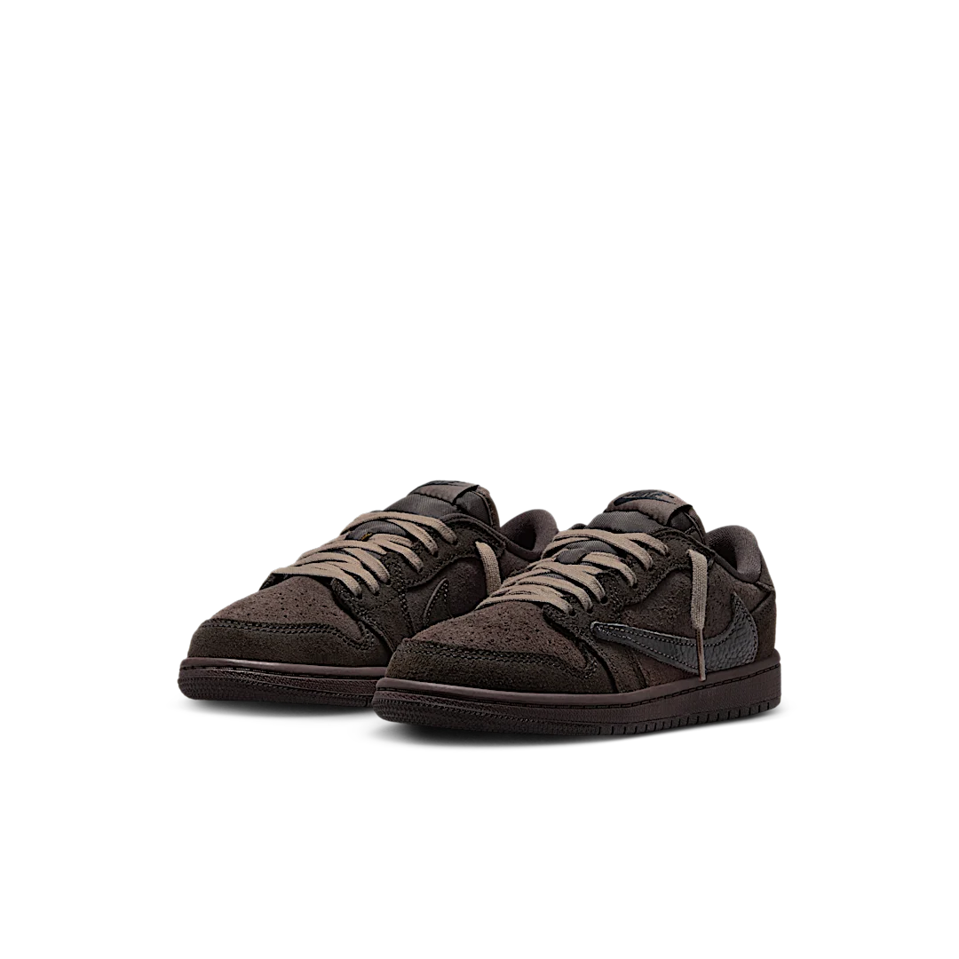 Air Jordan 1 Retro Low OG SP Travis Scott Velvet Brown (PS), Dark Mocha/Black/Velvet Brown (DO5442-202)