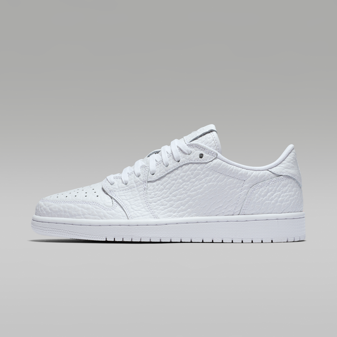 Air Jordan 1 Retro Low Swooshless Triple White (2025), White/White/White (872782-100)