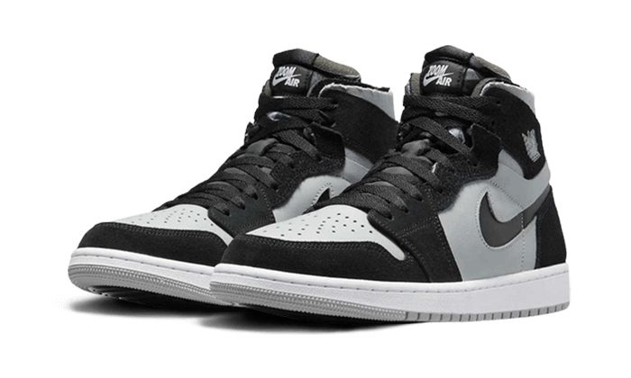 Air Jordan 1 Zoom CMFT Black Light Smoke Grey, Black/Light Smoke Grey/White (CT0978-001)