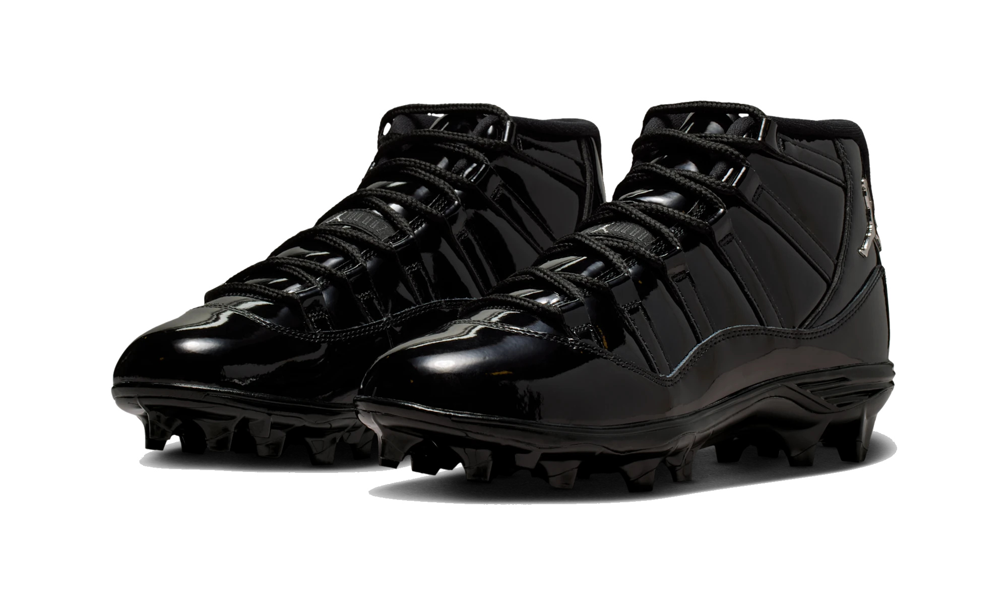 Air Jordan 11 Mid TD Cleat Patent Black