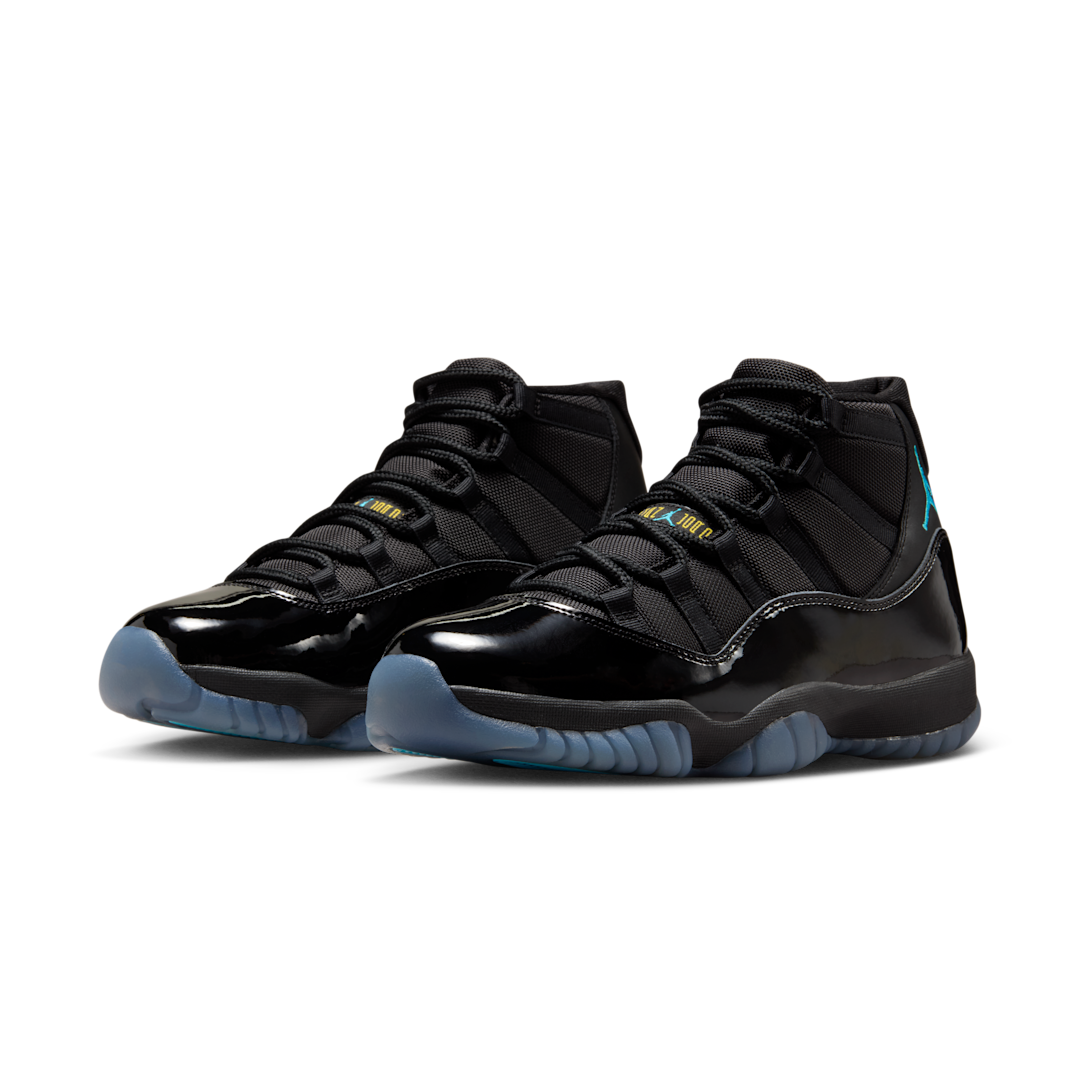 Air Jordan 11 Retro Gamma Blue (2025), Black/Gamma Blue/Varsity Maize (CT8012-047 / 378038-047)