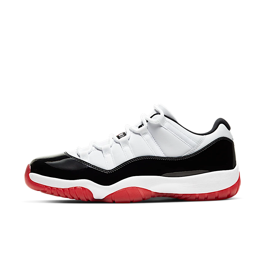 Air Jordan 11 Retro Low Concord Bred, White/Gym Red-Black-True Red (AV2187-160)