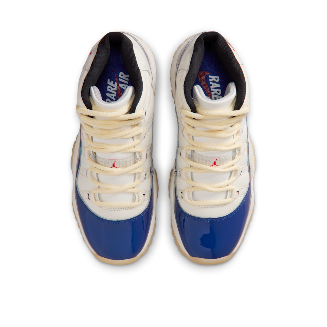 Air Jordan 11 Retro Rare Air, Deep Royal Blue/Fire Red/Sail/Black/Muslin (IH2364-400)