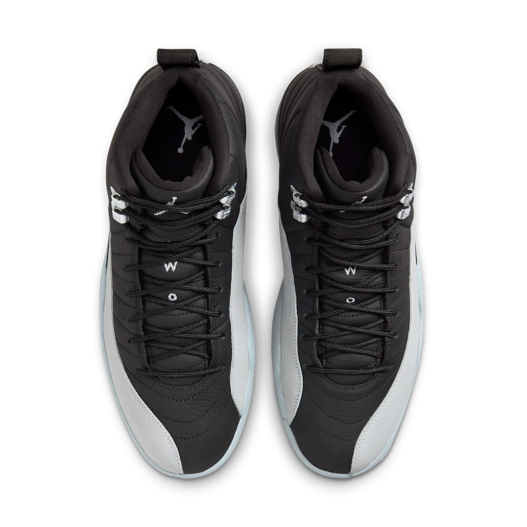 Air Jordan 12 Retro Barons, Black/Wolf Grey-White (CT8013-010)