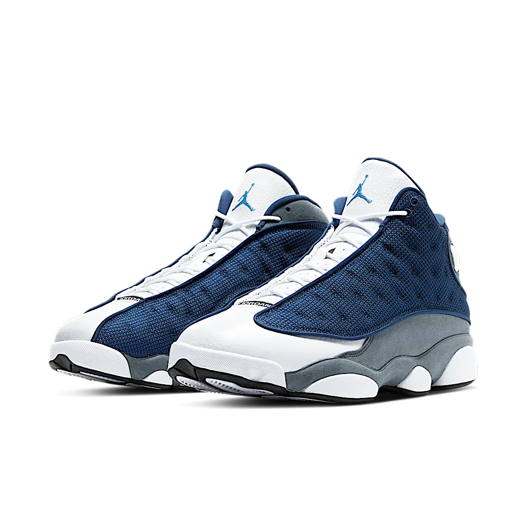 Air Jordan 13 Retro Flint (2020), Navy/Flint Grey-White-University Blue (414571-404)